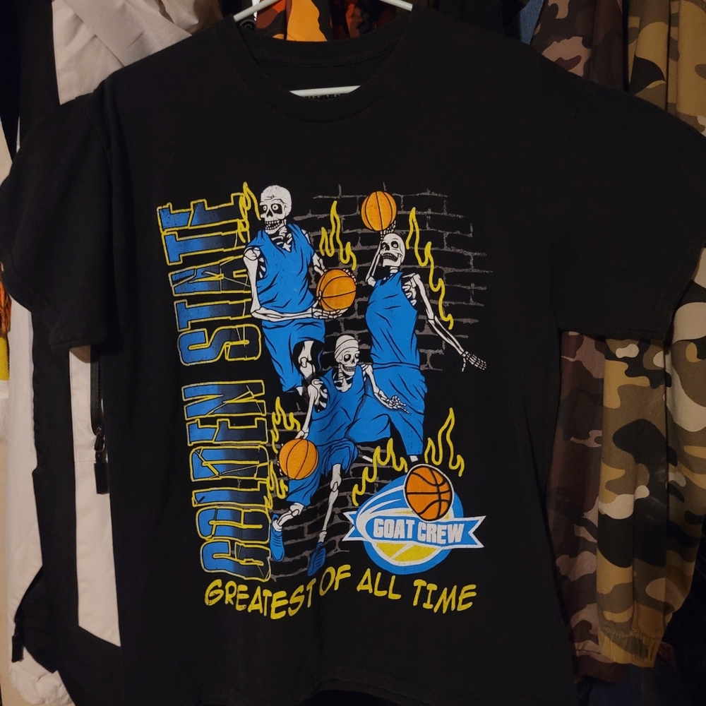 Goat Crew Black Graphic Tee - Greatest of All Time